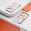 Telforceone Etteri Icy Mag dėklas, skirtas iPhone 16 Pro 6.3" oranžinė