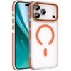 Dėklas Telforceone Etteri Icy Mag case for iPhone 17 Pro Max oranžinis