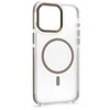 Dėklas Telforceone Etteri Icy Mag case for iPhone 15 Pro 6,1" auksinis
