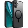 Dėklas Telforceone Eteri Matt Mag Apple iPhone 16 Plus 6.7" juoda spalva