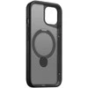 Telforceone Etteri Matt Mag Ring Apple iPhone 12 / 12 Pro 6,1" dėklas telefonui juodos spalvos
