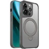 Telforceone Etteri Matt Mag Ring Apple iPhone 14 Pro 6,1" dėklas telefonui pilkos spalvos