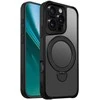 Telforceone Etteri Matt Mag Ring Apple iPhone 16 Pro 6,3" dėklas telefonui juodos spalvos