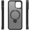 Telforceone Etteri Matt Mag Ring Apple iPhone 12 / 12 Pro 6,1" dėklas telefonui juodos spalvos