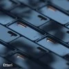 Etteri silikoninis Mag dėklas, skirtas Samsung Galaxy S25 Edge, tamsiai mėlynas