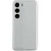 Dėklas Telforceone Fold Mirror View Case for Samsung Galaxy A14 4G / A14 5G sidabrinis