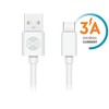 Forever kabelis USB - USB-C 1,0 m 3A baltos spalvos