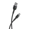 Forever Flexible kabelis USB - USB-C 1,0 m 3A juodos spalvos