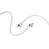 Forever Flexible kabelis USB-C - Lightning 1,0 m 20W baltos spalvos