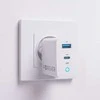 TelForceone Forever GaN TC-06-65AC PD QC įkroviklis 1x USB-C 1x USB 65W baltas