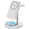 Forever MACS-100 magnetinis belaidis įkroviklis su power bank baltos spalvos 5in1
