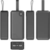 Telforceone Forever power bank TB-300XL PD QC 22,5W 30000 mAh juodas