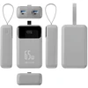 Forever išorinė baterija Vibe-TB65 PD QC 65W 20000 mAh sidabrinė