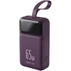 Forever išorinė baterija Vibe-TB65 PD QC 65W 20000 mAh tamsiai vyšninė