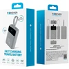 Forever išorinė baterija Vibe-TB65 PD QC 65W 20000 mAh sidabrinė