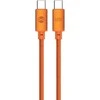 Telforceone Forever Saffron cable USB-C - USB-C 1,0 m 60W oranžinis
