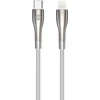 Forever Sleek kabelis USB-C - Lightning 1,0 m 27W baltos spalvos
