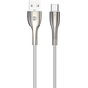 Forever Sleek kabelis USB - USB-C 1,0 m 3A baltos spalvos