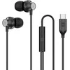 Telforceone Forever su laidu ausinės EP-02 USB-C juodos spalvos