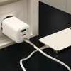 Telforceone Forever TC-08-65ACC GaN PD QC įkroviklis 2x USB-C 1x USB 65W baltos spalvos