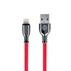 Forever Tornado kabelis USB - Žaibas 1,0 m 3A raudonas
