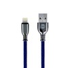 Forever Tornado kabelis USB - Lightning 1,0 m 3A navy mėlynos spalvos