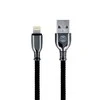 Forever Tornado kabelis USB - Lightning 1,0 m 3A juodos spalvos