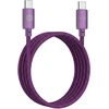 Forever Vibe laidas USB-C – USB-C 1,0 m 60W tamsios vyšnios spalvos