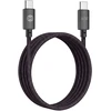 Forever Vibe laidas USB-C – USB-C 1,0 m 60W tamsiai pilkas
