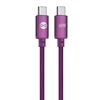 Forever Vibe laidas USB-C – USB-C 1,0 m 60W tamsios vyšnios spalvos