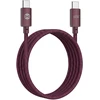 Forever Vibe laidas USB-C – USB-C 1,0 m 60W bordo spalvos