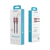 Forever Vibe laidas USB-C – USB-C 1,0 m 60W bordo spalvos