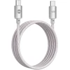 Forever Vibe laidas USB-C – USB-C 1,0 m 60W sidabrinis