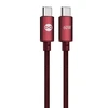 Forever Vibe laidas USB-C – USB-C 1,0 m 60W bordo spalvos