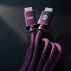 Forever Vibe laidas USB-C – USB-C 1,0 m 60W tamsios vyšnios spalvos