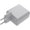 Forever Vibe-TC45AC GaN PD QC įkroviklis 1x USB-C 1x USB 45W sidabrinis