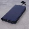 TelForceone Natūralios odos Smart Pro dėklas, skirtas Samsung Galaxy A54 5G tamsiai mėlynas