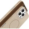 Dėklas Telforceone Glitter Thin Mag case for iPhone 16e / 17e ruda