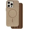 Dėklas Telforceone Glitter Thin Mag case for iPhone 16 Pro 6,3" ruda