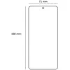 Hofi Grūdintas 2,5D stiklas, skirtas Motorola Moto G35 5G