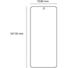 Telforceone Grūdintas stiklas 2,5D, skirtas Samsung Galaxy M35 5G