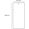 Telforceone Grūdintas stiklas 2,5D, skirtas Xiaomi Mi 11i 5G / Mi 11X Pro / Redmi K40 / K40 Pro / K40 Pro + / Poco F3 / F3 Pro