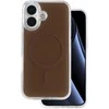 Dėklas Telforceone Lowkey Mag for iPhone 16 6,1" ruda