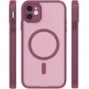 Dėklas Telforceone Mag Matt case for iPhone 11 maroon camera protection