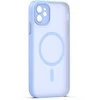Dėklas Telforceone Mag Matt case for iPhone 11 light mėlynas camera protection