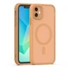 Dėklas Telforceone Mag Matt case for iPhone 11 ruda camera protection