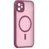 Dėklas Telforceone Mag Matt case for iPhone 11 maroon camera protection