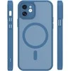 Dėklas Telforceone Mag Matt case for iPhone 12 6,1" dark mėlynas camera protection