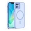 Dėklas Telforceone Mag Matt case for iPhone 12 6,1" light mėlynas camera protection