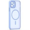 Dėklas Telforceone Mag Matt case for iPhone 12 6,1" light mėlynas camera protection